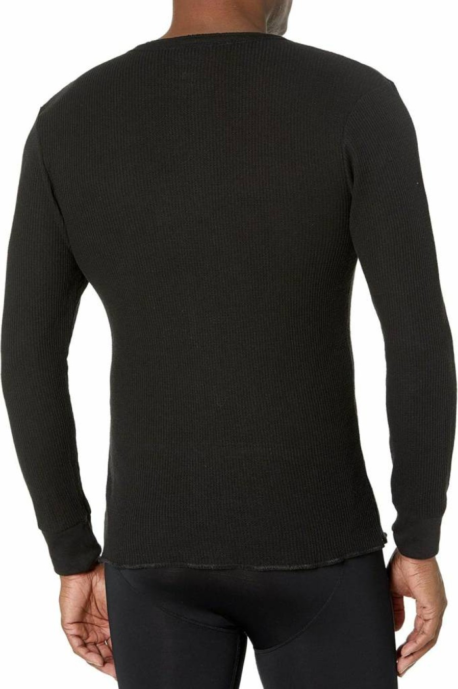 Fruit of the Loom Men's Classic Midweight Waffle Thermal Henley Shirt Long Sleeve Comfortable Cotton Top