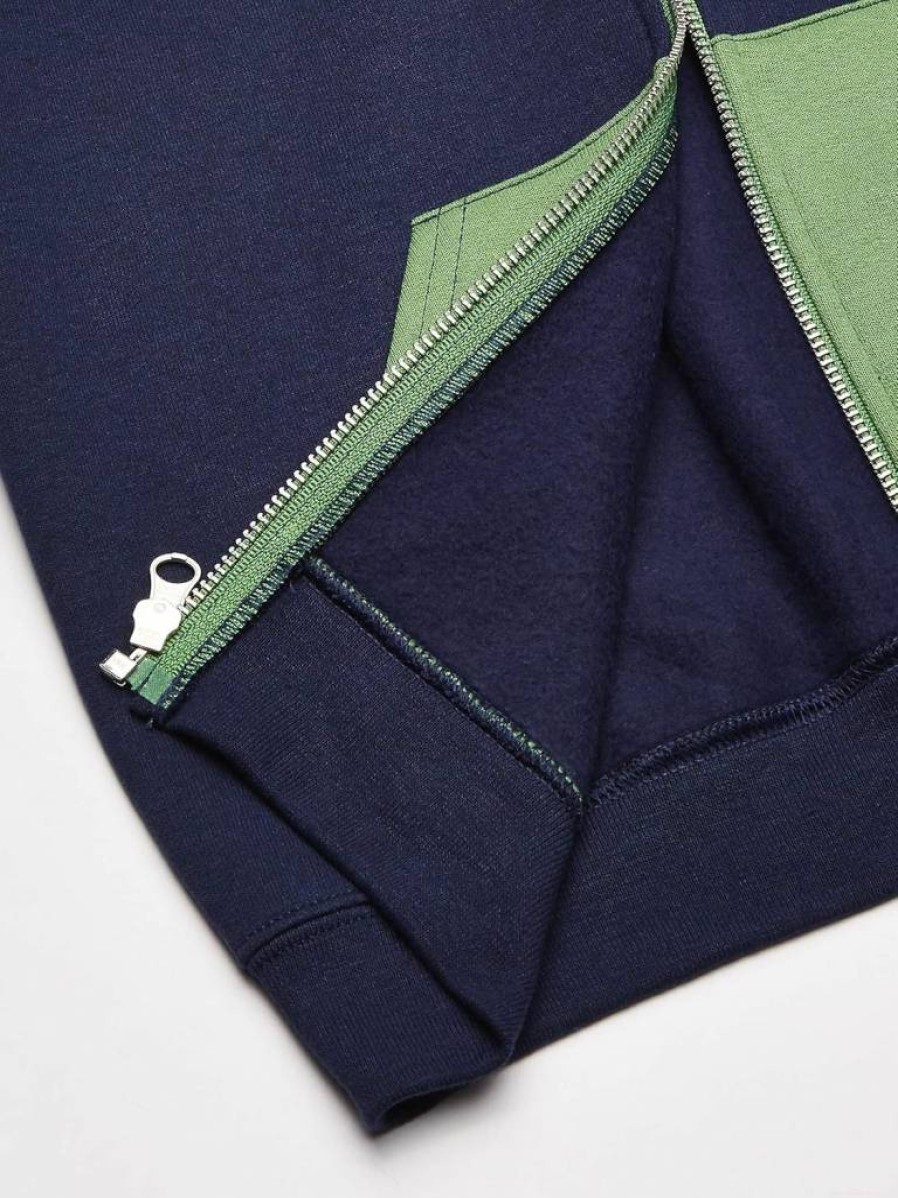 Fruit Of The Loom Boys' Sleeveless Fleece Vest - Ghost Navy, Gametime Green, Charcoal Heather - Small Size, Lightweight Zip-Up Jacket for Kids