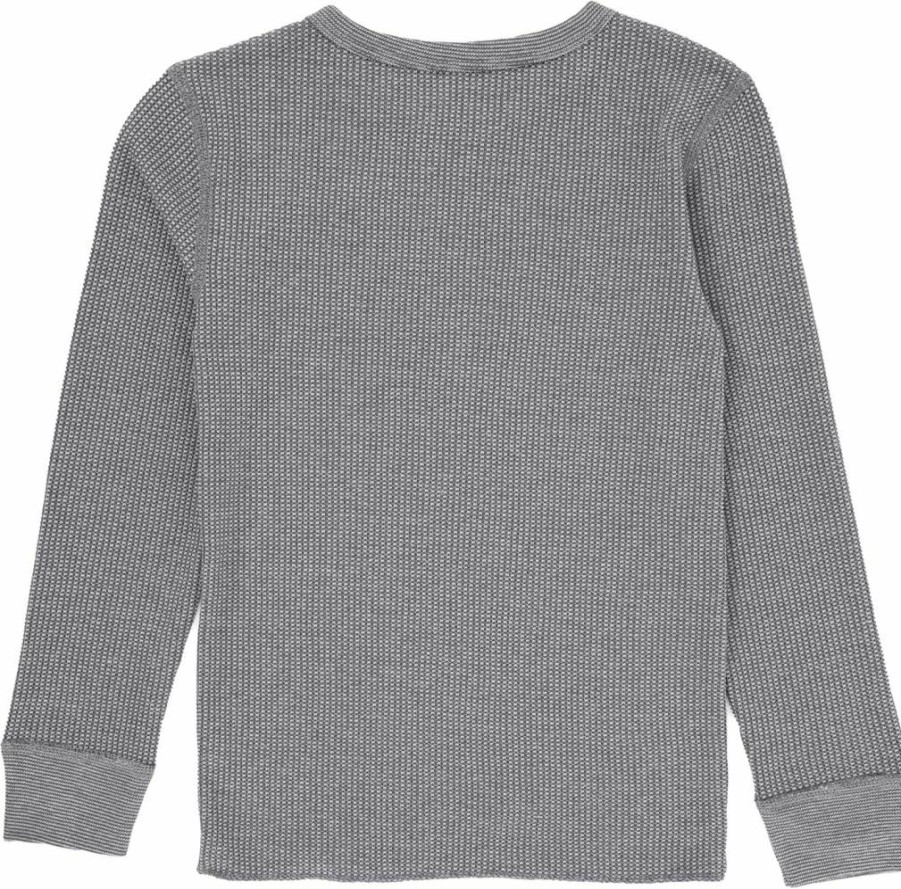 Fruit of the Loom Boys' 2-Pack Thermal Waffle Crewneck Shirts - Premium Cotton Winter Tops